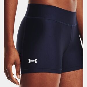 Women’s Heat Gear Mid-Rise Shorty (Under Armour Shorts) (3” inseam)